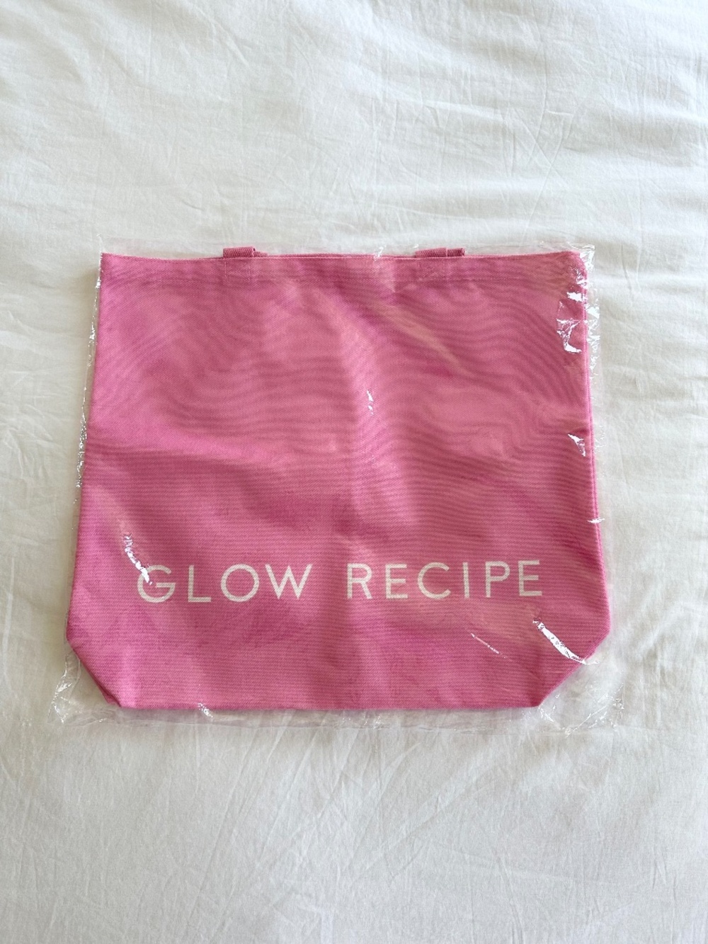 🆕 Glow Recipe Pink Canvas Tote Bag